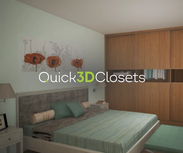 Quick3DCloset, affordable 2D and 3D closet design software